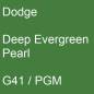 Preview: Dodge, Deep Evergreen Pearl, G41 / PGM.